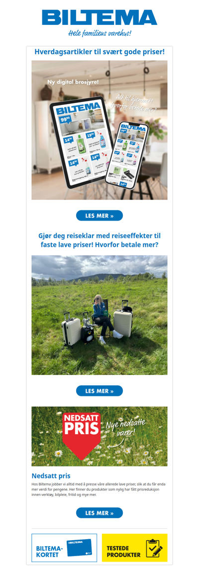 Ny brosjyre med hverdagsartikler til svært gode priser!