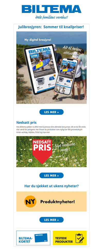 Julibrosjyren-Full av gode priser!