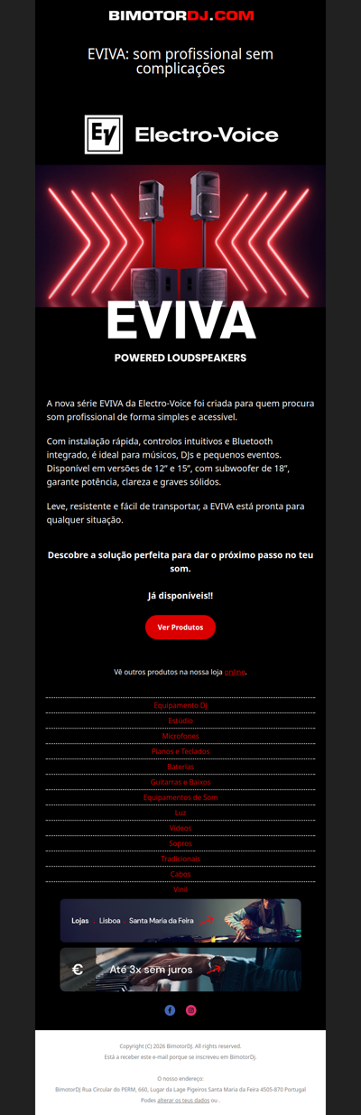 EVIVA: som profissional sem complicações