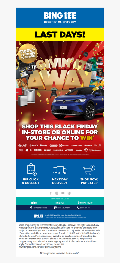 Were Givin' It Away This Black Friday!🎁