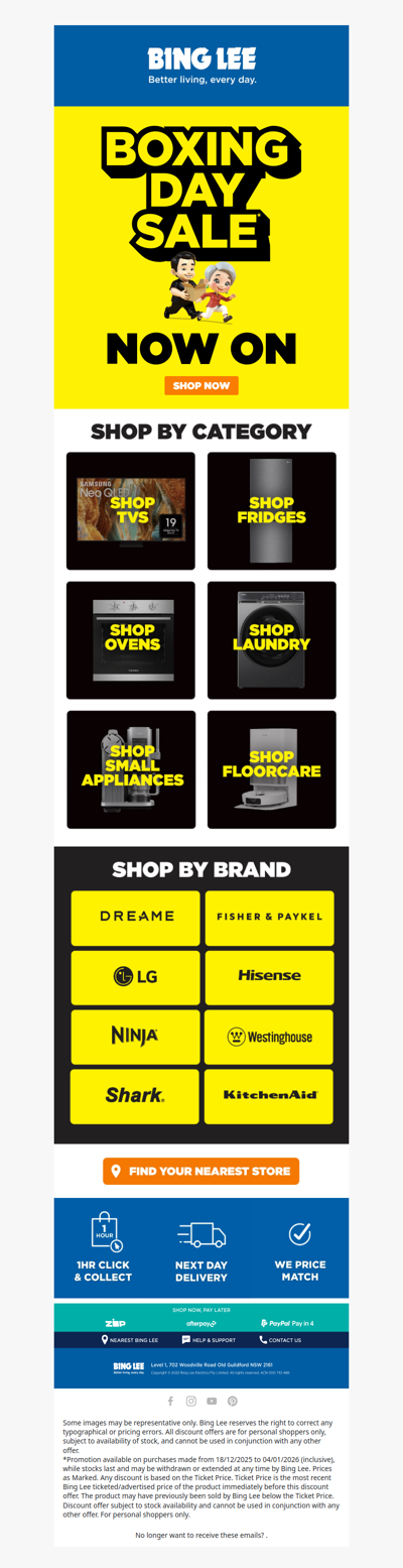 Unwrap HUGE Boxing Day Deals ON NOW!🎁