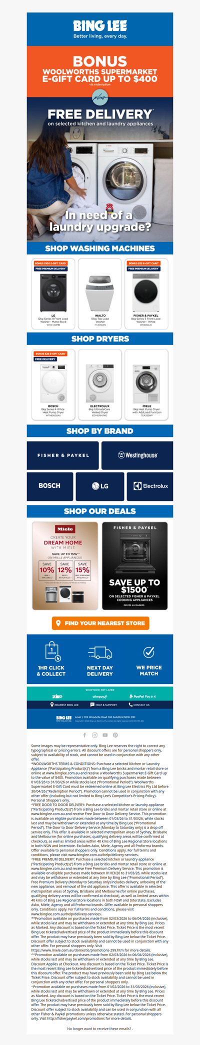 Upgrade Your Laundry & Get a Bonus! 🤑