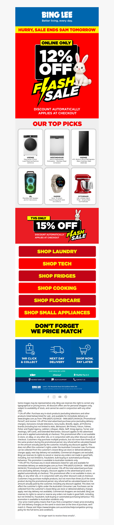 Still thinking? 12% off ends Saturday 9am 🐰