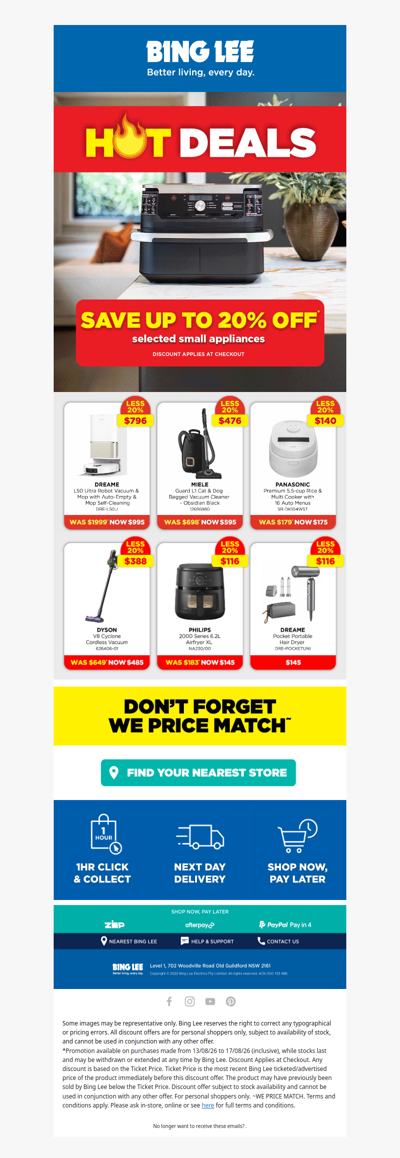 HOT DEALS on small appliances 🔥