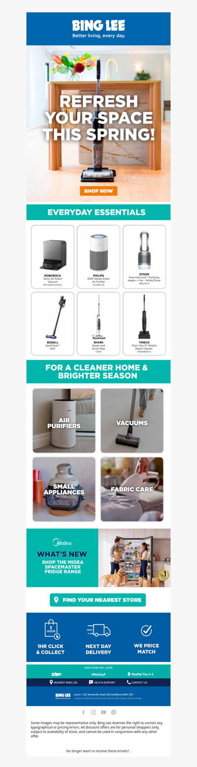 Your home deserves a spring refresh 🌷