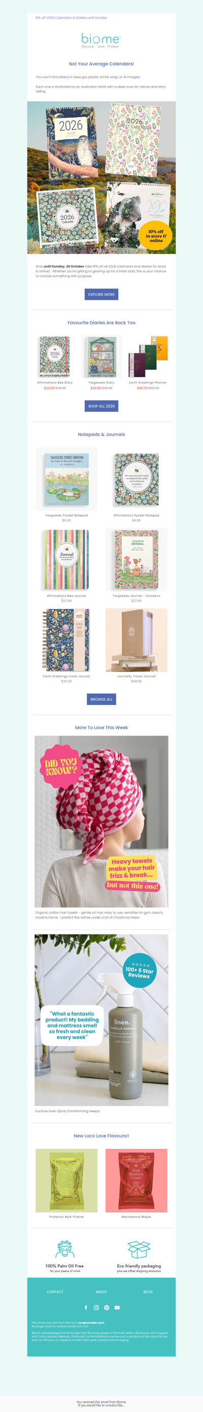 2026 Calendars Are Here 💚 Celebrate Local Artists & Nature