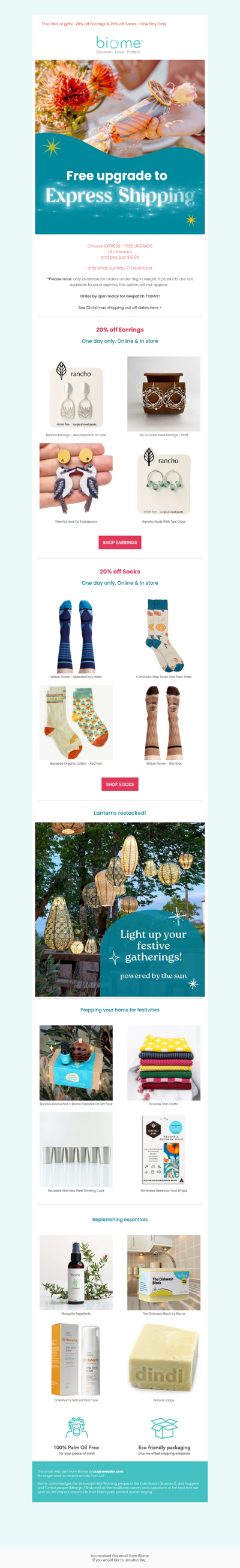 FREE upgrade to EXPRESS