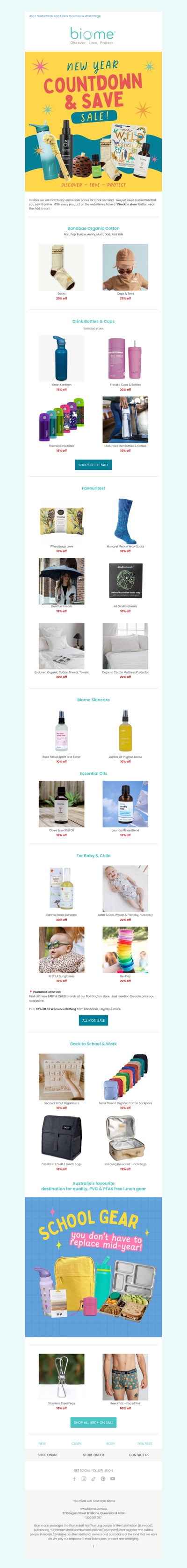 Sustainable Savings to Start the Year!⏰