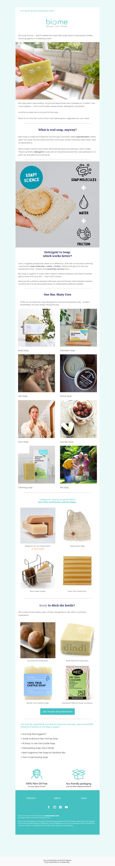 Bar soap is back in style! 🌟 Join the revolution.