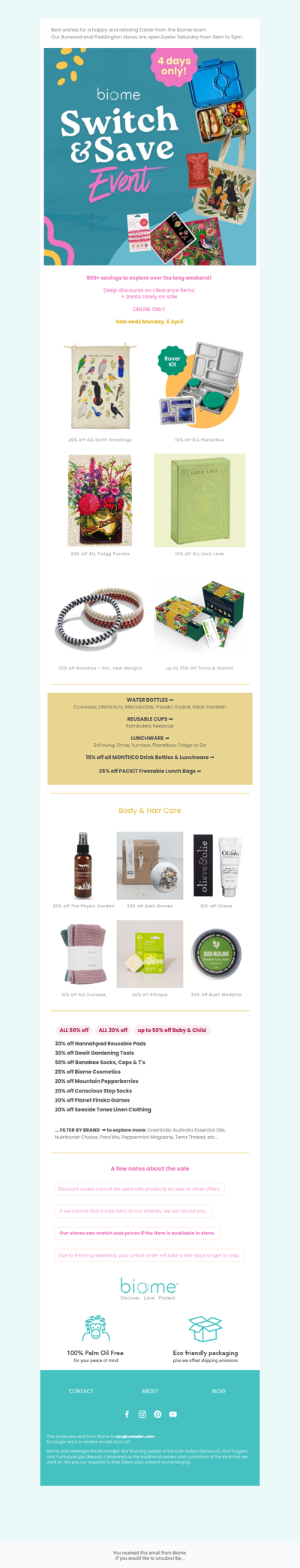 Switch & Save SALE Event: 4 days only 🌸 800+ savings!