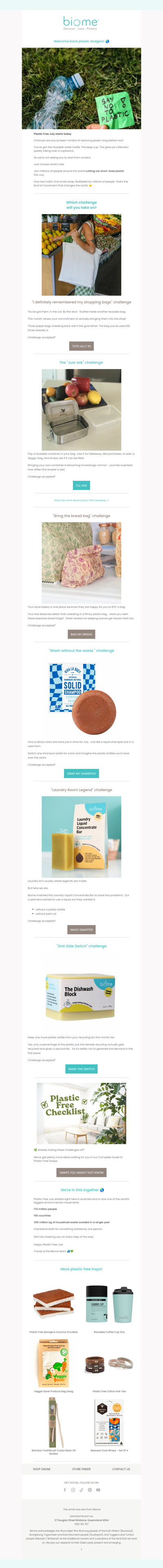 Plastic Free July Starts Today! Ready for one more swap?