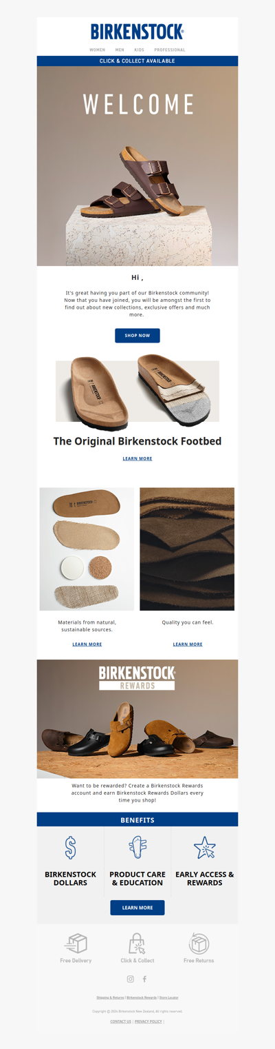 Welcome to Birkenstock