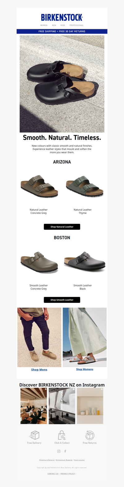 Smooth. Natural. Timeless. Discover new leather shades.