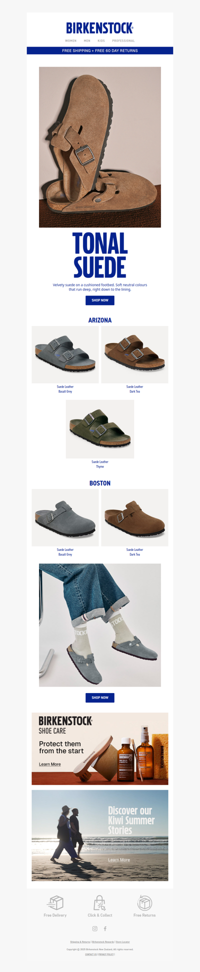 New: Tonal Suede. Soft colour that runs deep.