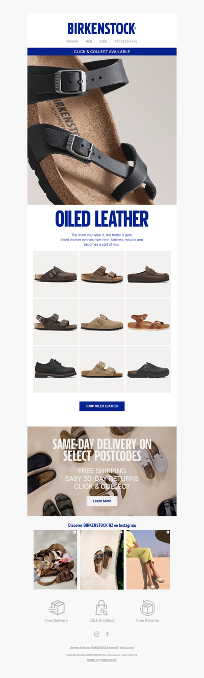 Made to last. Form meets function in Oiled Leather.