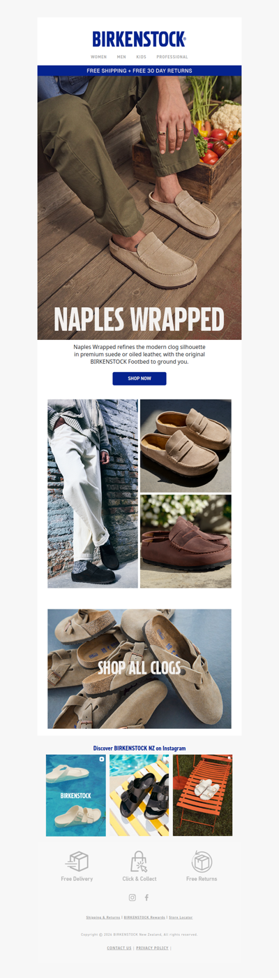 Clog Favourite: Naples Wrapped