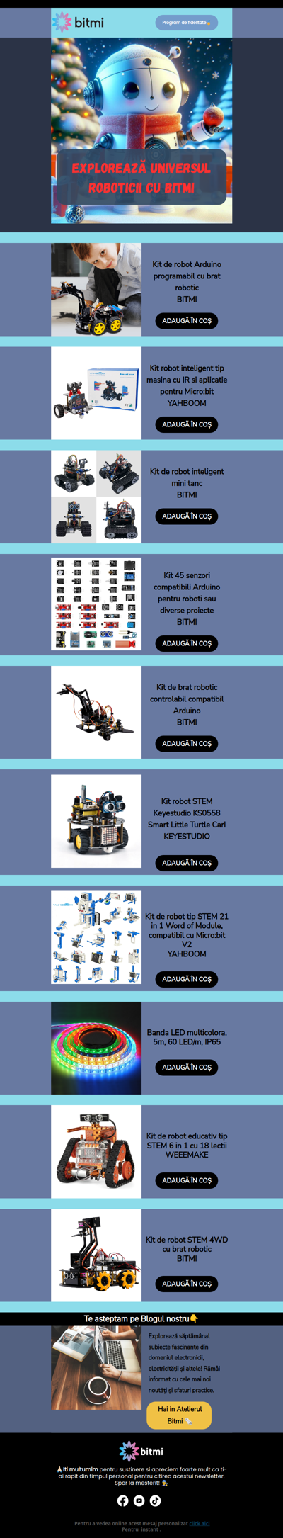 Explorează Universul Roboticii cu Bitmi.ro🛒 | 12 Decembrie🎄