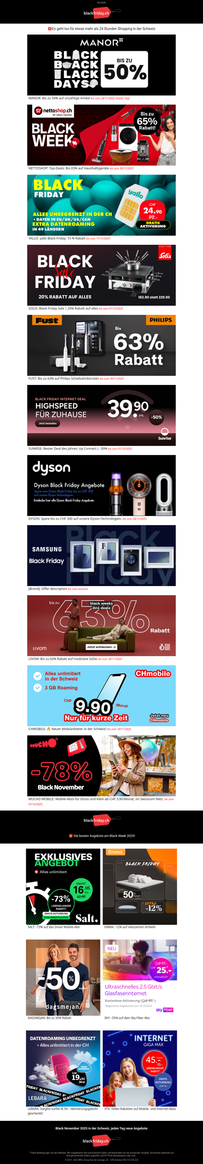 💥 3, 2, 1… Frühstart zum Black Friday