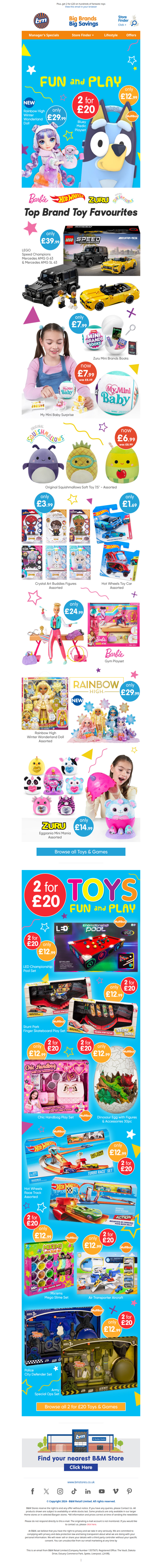 Find fun and play with top toy deals in-store today