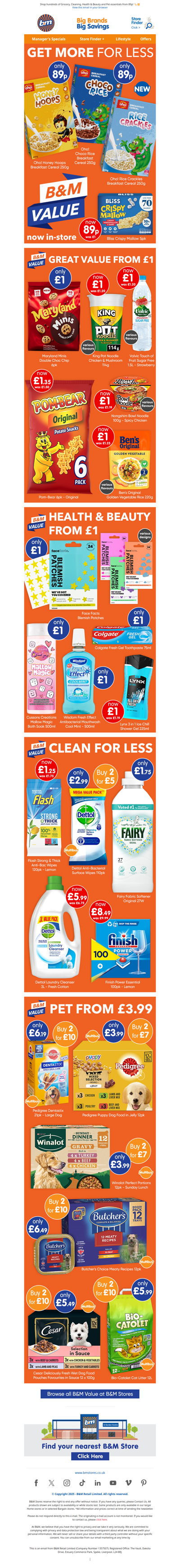 🎉 B&M Value Event Has Landed – Get More for Less! 🛍️