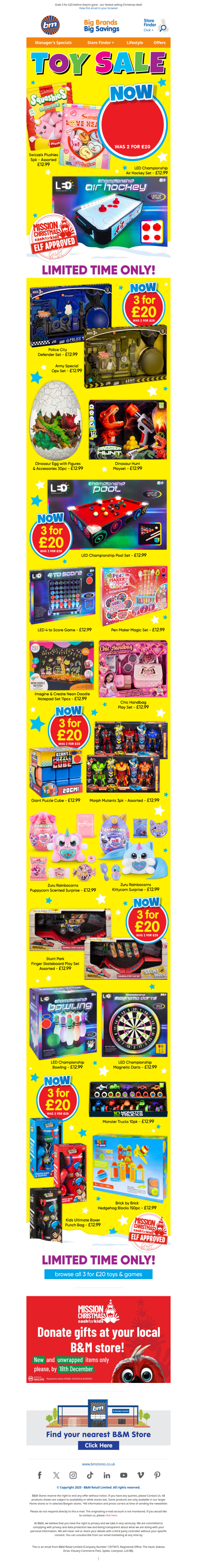 HURRY! 3 for £20 Toys Just Dropped 🎁