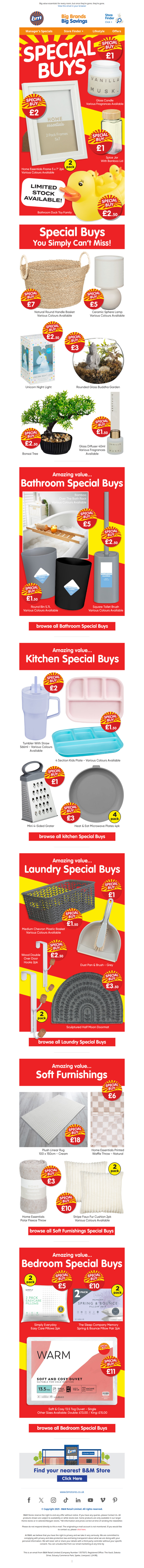 Special Buys are here – prices from just £1!
