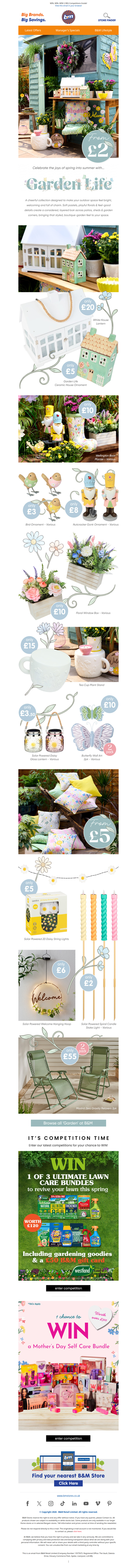 🌿 Bring Your Garden to Life – Fresh Finds at B&M!