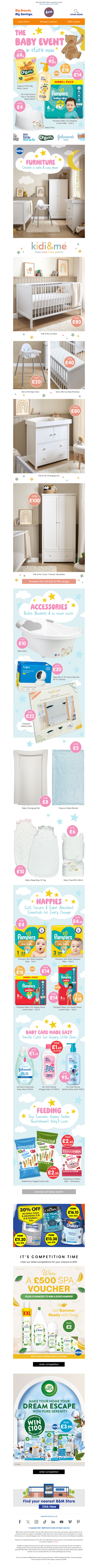 Big Baby Event: Nursery Furniture Now In