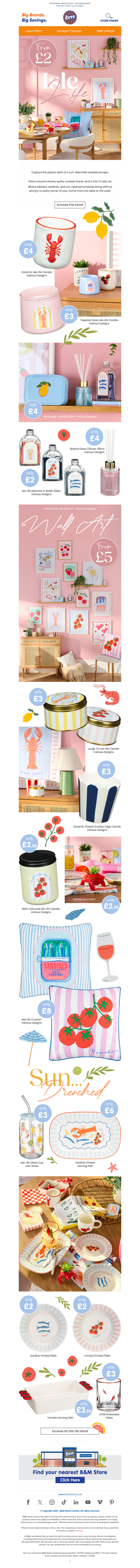 Bring home the Isle Life vibe 🦞