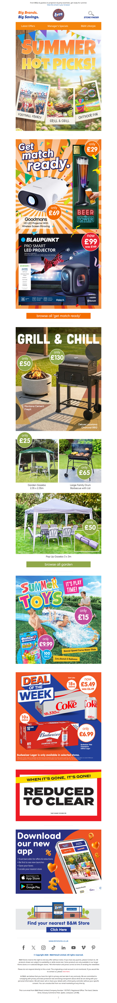 Garden Goals & Matchday Deals ⚽