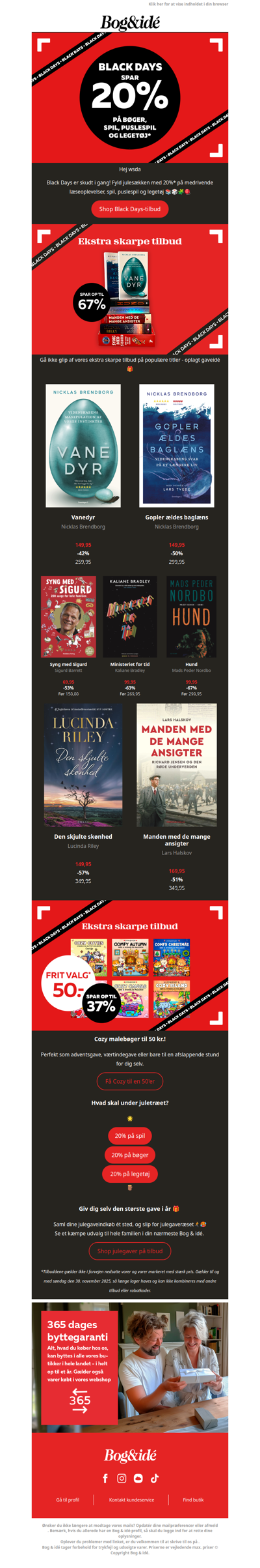 🖤 20% på +1000 varer 🖤