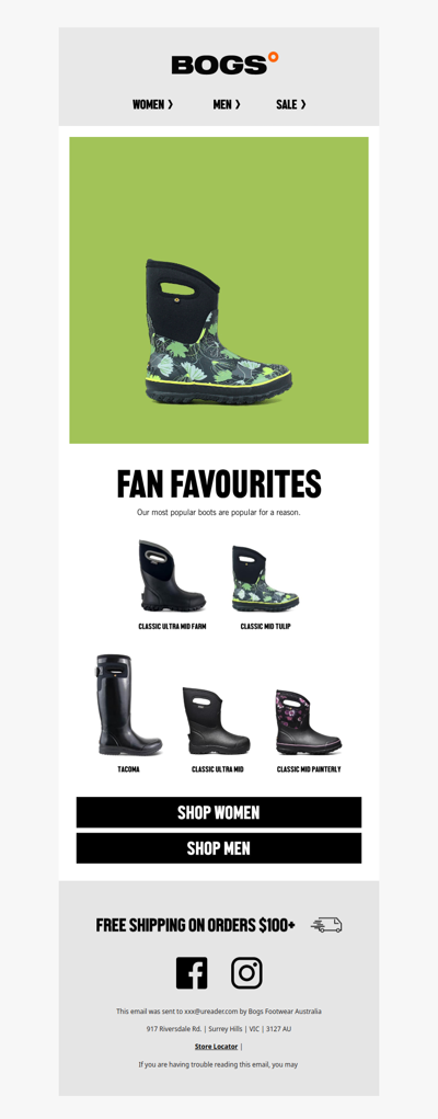 Our Most Popular Boots