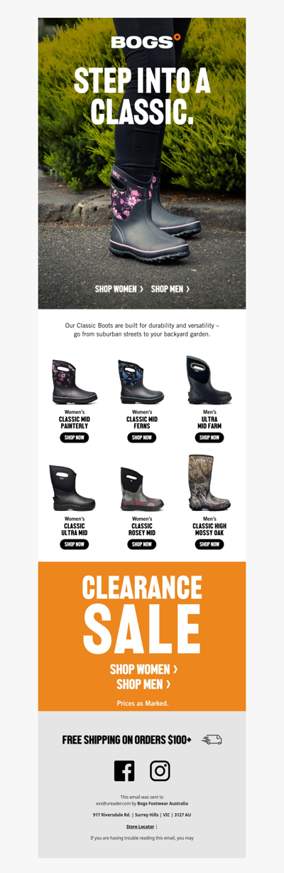 Shop Our Clearance Sale