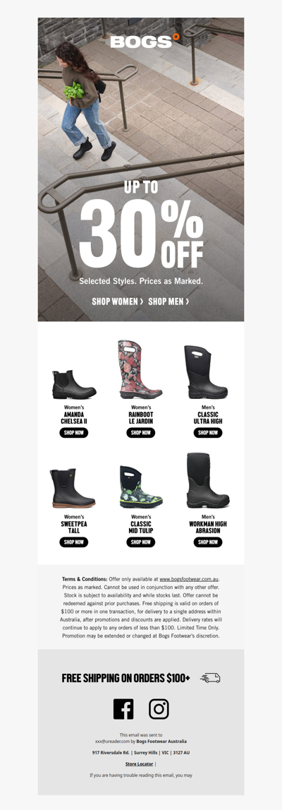 Sale On Now | Up To 30% Off Selected Styles