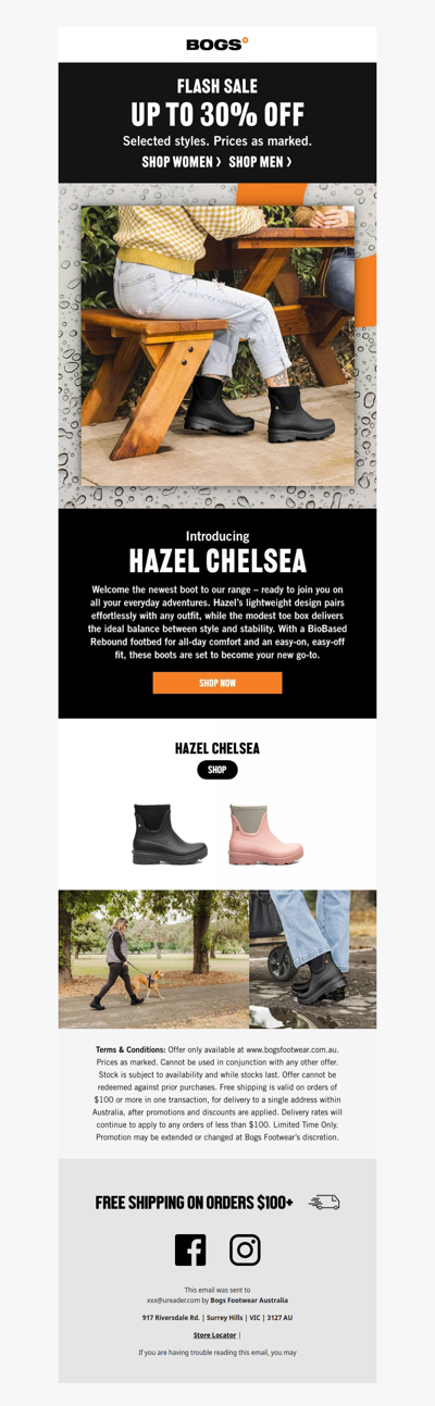 Up To 30% Off Selected Styles | Starts Now