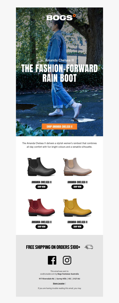 The Stylish Women's Rain Boot