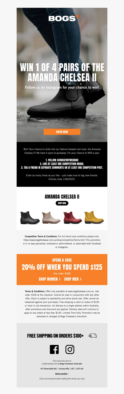 20% Off When You Spend $125