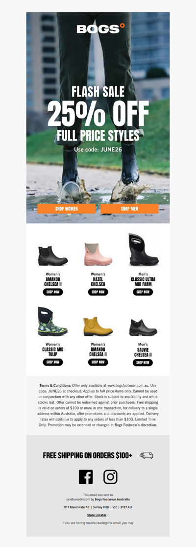 25% Off Full Price Now On