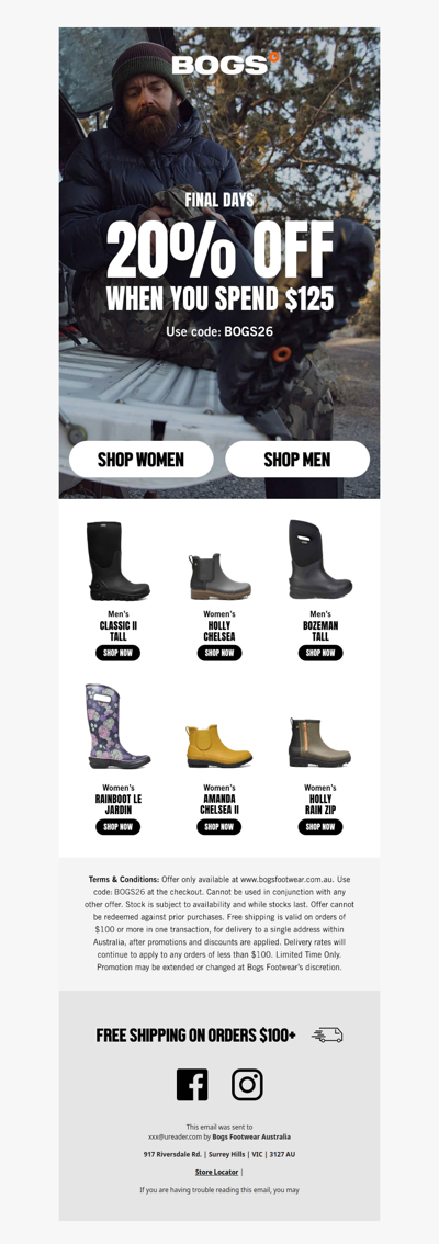 Final Days | Spend & Save