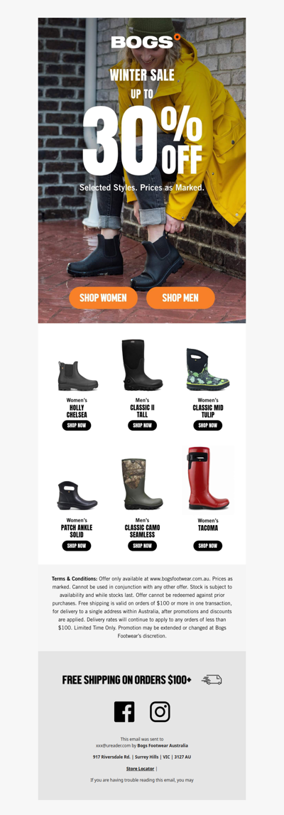 Winter Sale Continues