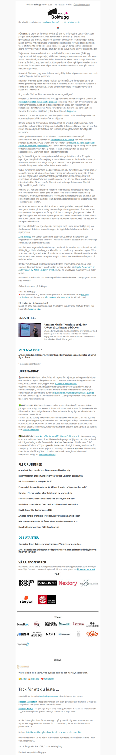 🍗 Missnöjda gäster (Nyhetsbrev #539)