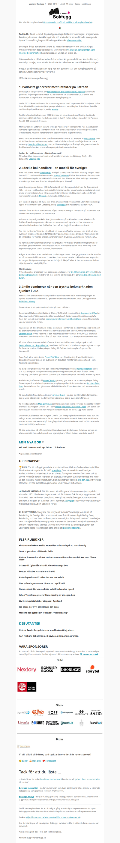 🥚 Påskägg och skämt (Nyhetsbrev #557)