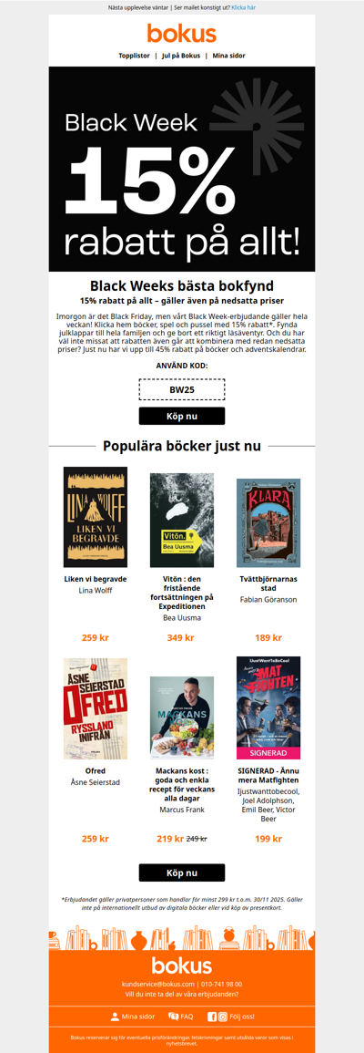 Black Friday-fynda redan idag