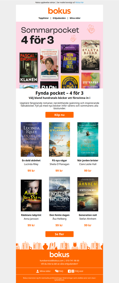 Fynda pocket – 4 för 3