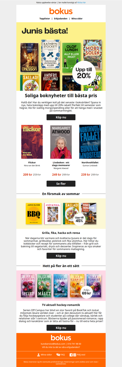 20% på junis bästa böcker