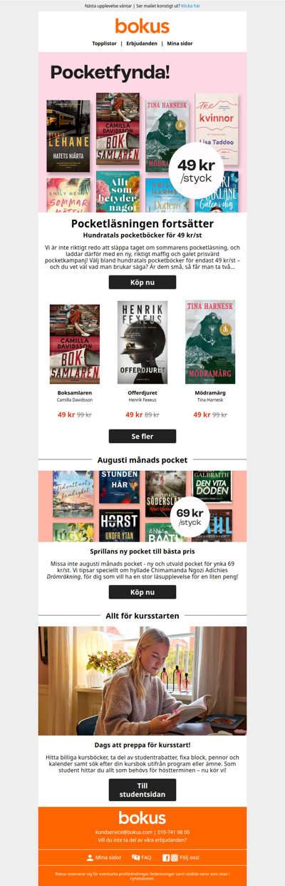 Frossa i pocket – 49 kr/st!