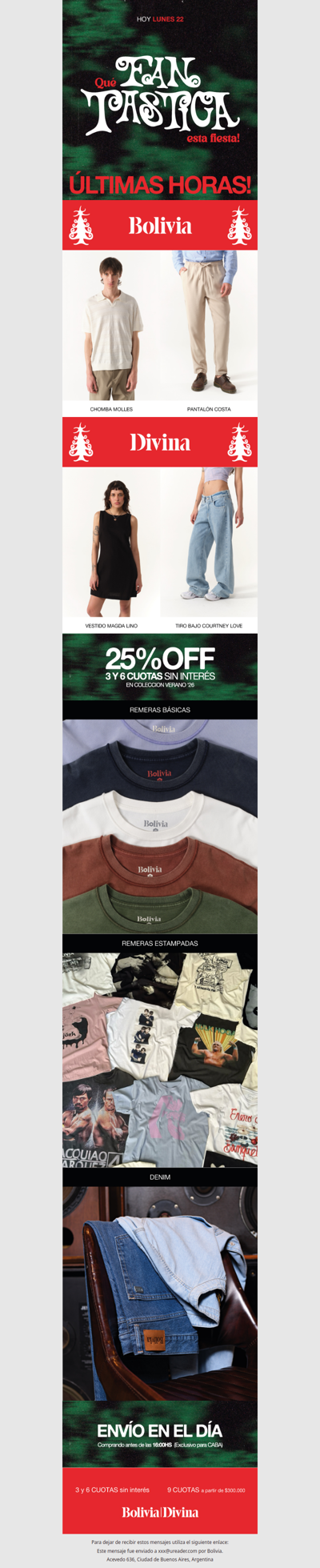 💥 23.59 apagamos el 25%OFF en Verano26