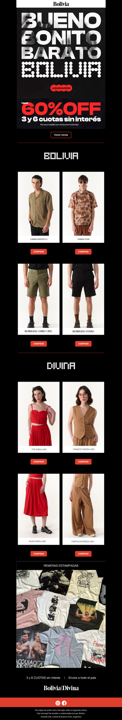 💥 LIQUIDACION 🔥 Hasta 60% OFF