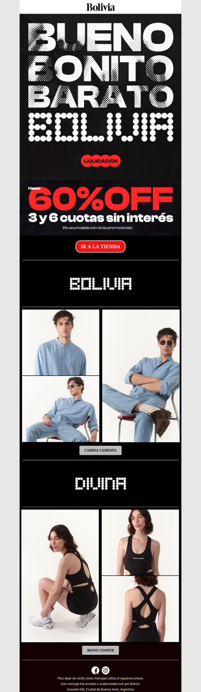 💥 LIQUIDACION 🔥 Hasta 60% OFF