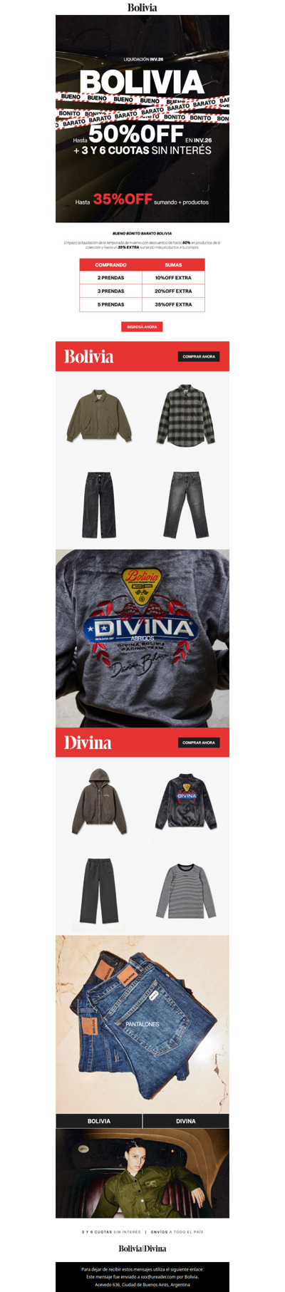 Bueno bonito barato 🔥 - Combinalos y obtené un descuento extra ❄️ - BOLIVIA DIVINA